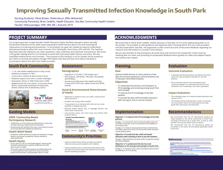 Improving Sexually Transmitted Infection Knowledge in South Park